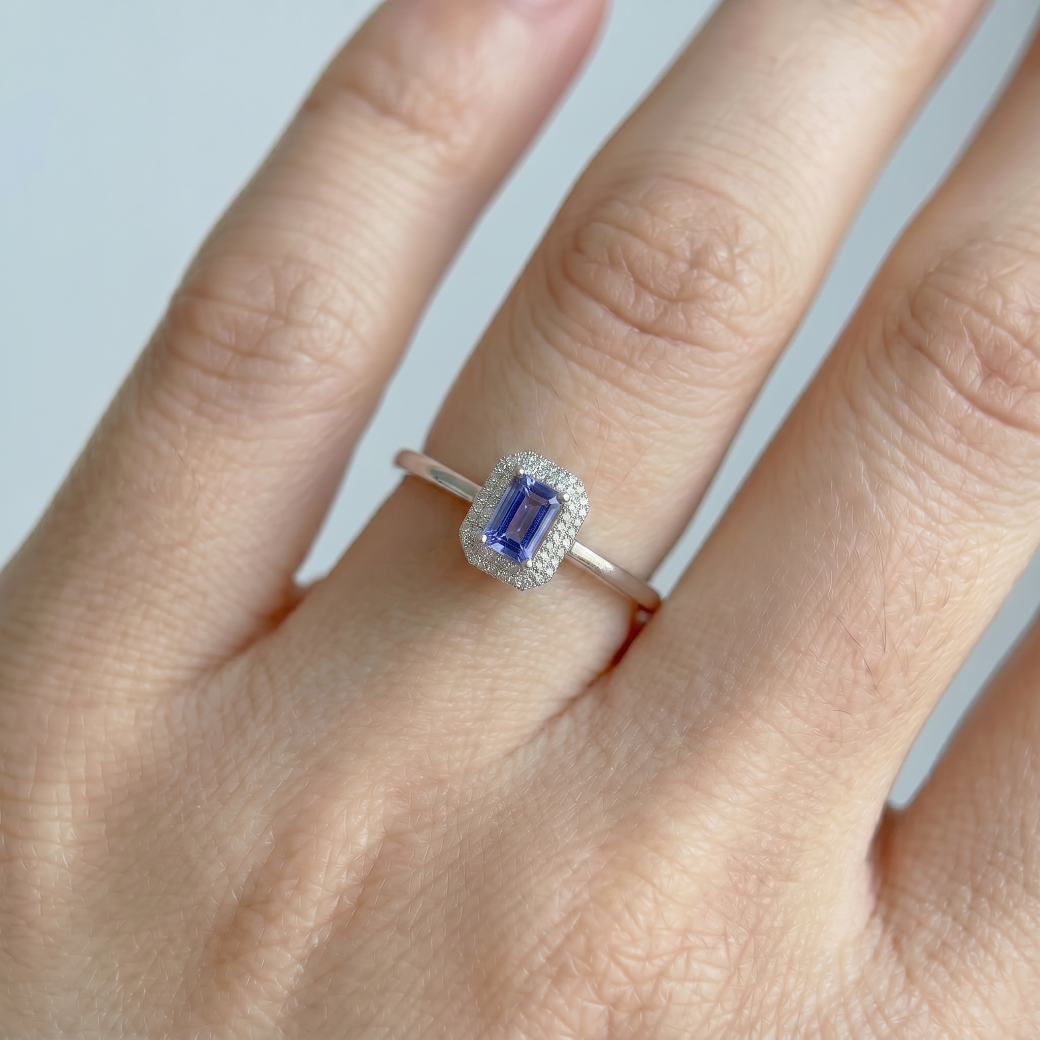 Tansanit Ring