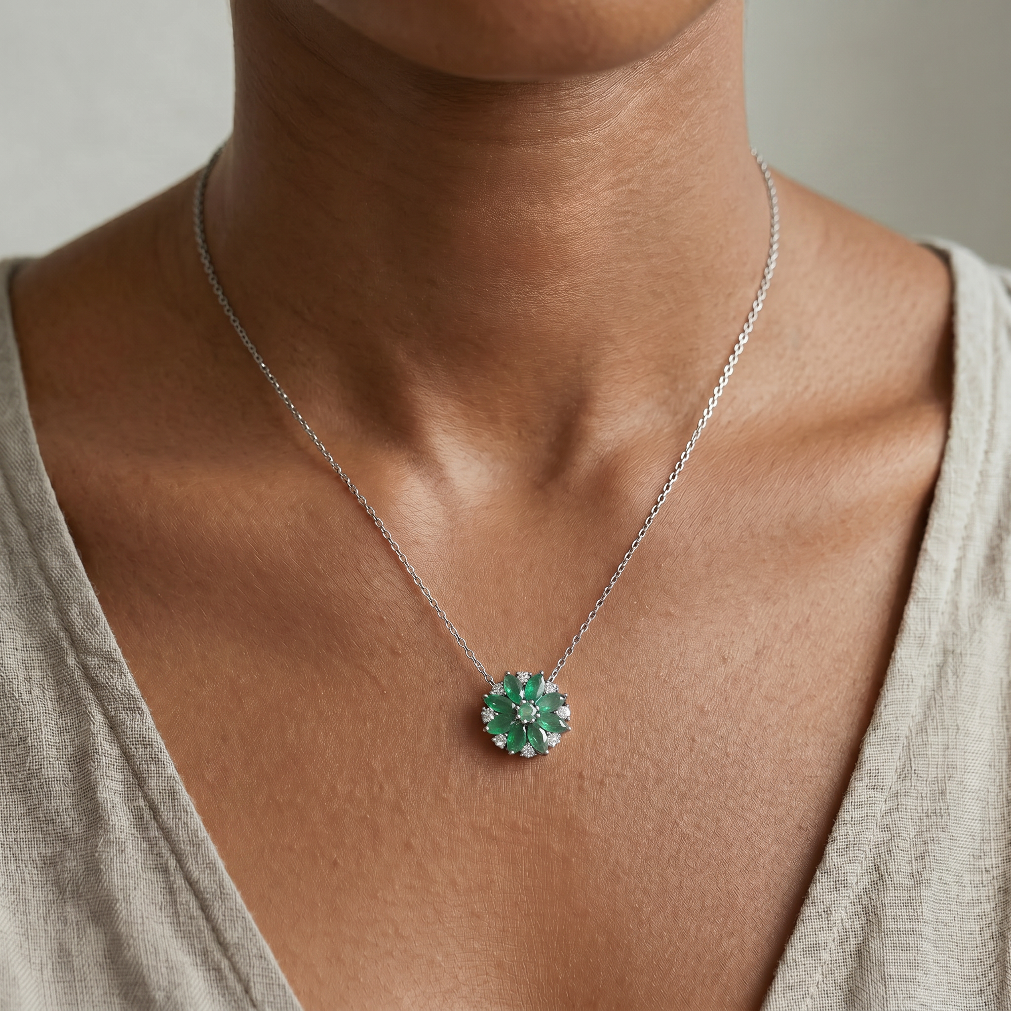 Smaragd Kette
